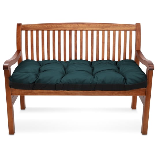 Poduszka na ławkę na zewnątrz, poduszka na paletę 40 x 120 cm - poduszki  do mebli ogrodowych zielona Amazinggirl