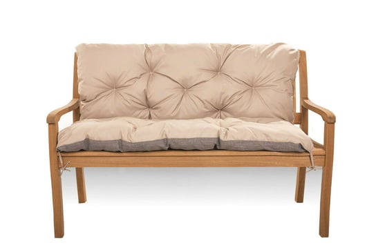 Poduszka na ławkę ogrodową 100 x 50 x 40 cm, Poduszka na huśtawkę, Poduszka na sofę, Beżowa Setgarden