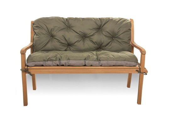 Poduszka na ławkę ogrodową 100 x 50 x 40 cm, Poduszka na huśtawkę, Poduszka na sofę, Zielona Setgarden
