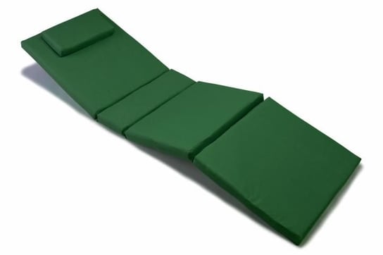 Poduszka na leżak ogrodowy ciemnozielona Divero