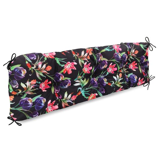 Poduszka na palety na zewnątrz 40 x 120 cm - siedzisko na europalety nadające się do prania kwiaty Amazinggirl