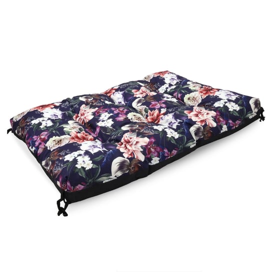 Poduszka na palety na zewnątrz 80 x 120 cm - siedzisko na europalety nadające się do prania kwiaty Amazinggirl