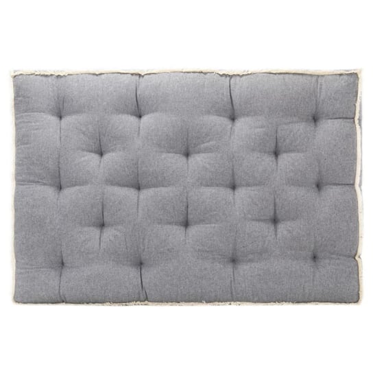 Poduszka na sofę z palet, antracytowa, 120x80x10 cm vidaXL