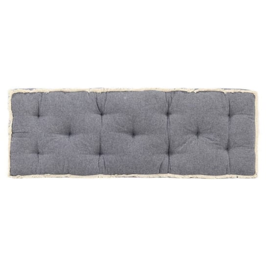Poduszka na sofę z palet, niebieska, 120x40x7 cm vidaXL
