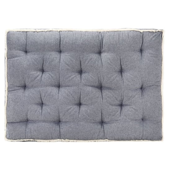 Poduszka na sofę z palet, niebieska, 120x80x10 cm Zakito Europe