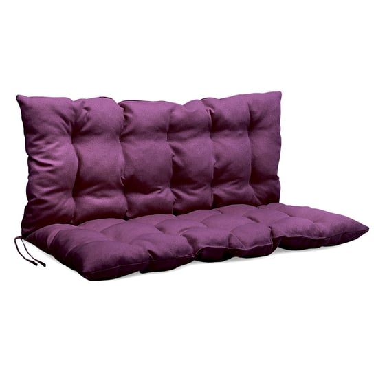 Poduszka ogrodowa 100 x 120 cm na ławkę, huśtawkę w kolorze fioletowym POSTERGALERIA