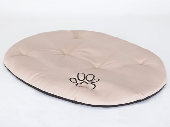 Poduszka owalna dla psa/kota, 79 x 59 cm, R7, beżowa HobbyDog