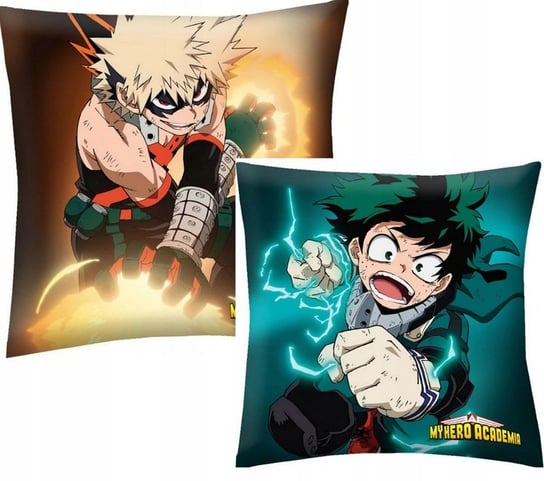 PODUSZKA OZDOBNA MY HERO ACADEMIA 40X40 JASIEK MANGA ANIME ORYGINALNA Inna marka