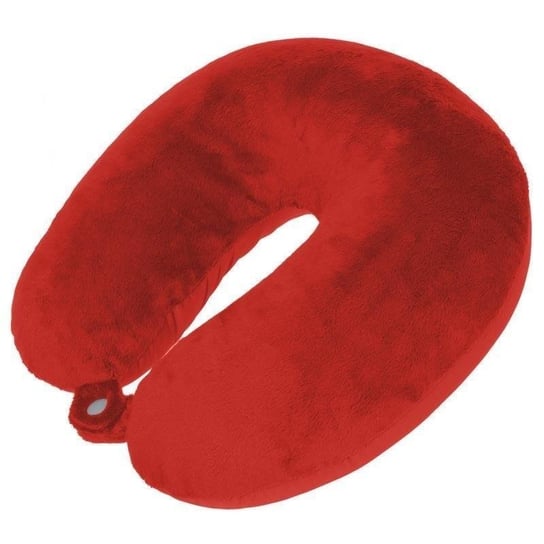Poduszka podróżna PROWORLD, czerwona, 27x28x10,5 cm ProWorld
