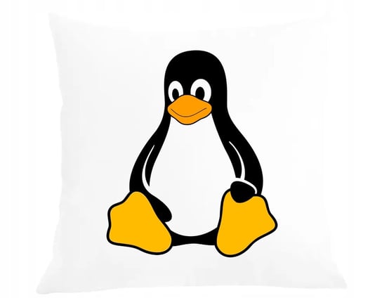 Poduszka + poszewka Linux pingwin programista Inna marka