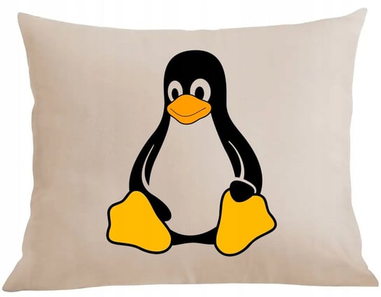 Poduszka + poszewka Linux pingwin programista Inna marka