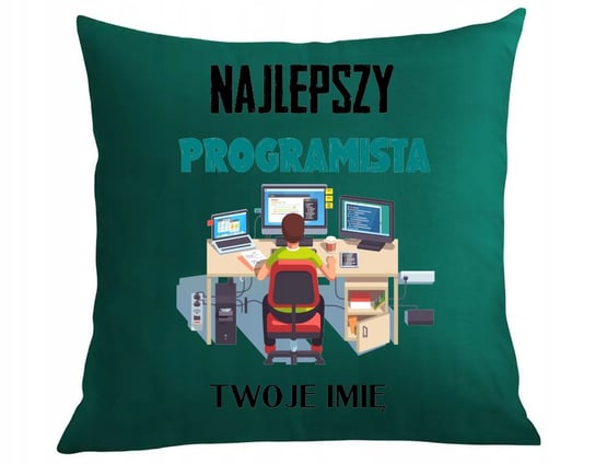 Poduszka + poszewka Najlepszy Programista Imię Inna marka