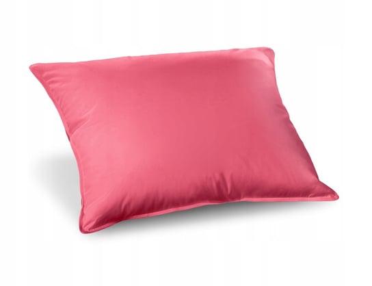 Poduszka puchowa 40x40 różowa naturalny wsad 100% bawełna Inlet 200 g Inna marka