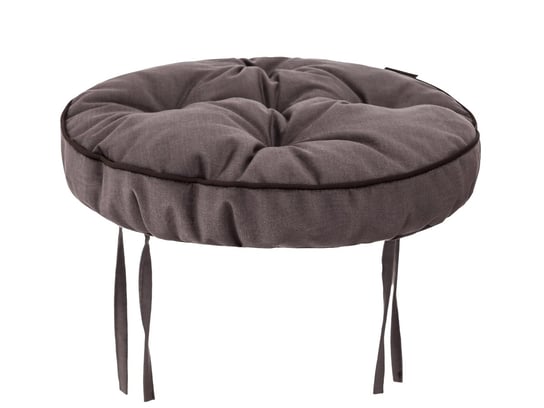 Poduszka siedzisko na krzesło okrągła, Zośka Fancy, Brązowa, 38 cm HobbyGarden