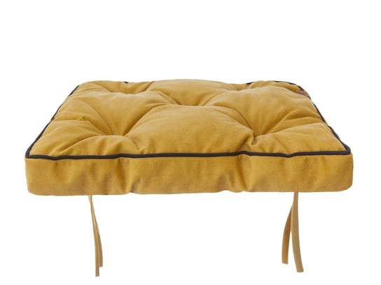 Poduszka siedzisko na krzesło, Paula Fancy, Żółta, 38x38 cm HobbyGarden