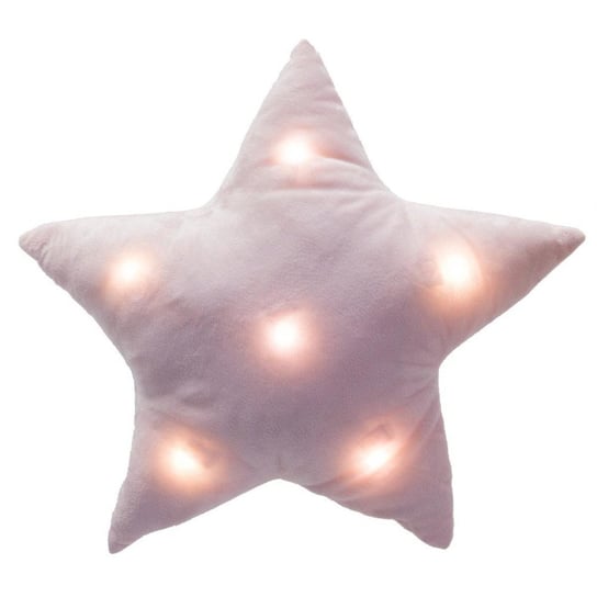 Poduszka świecąca ATMOSPHERA Star, różowa, 42 cm Atmosphera for kids