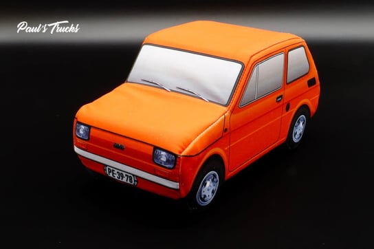 Poduszka W Kształcie Fiata 126P Pomarańczowy Inna marka