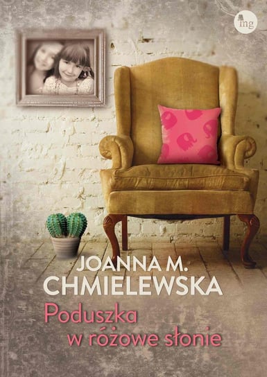 Poduszka w różowe słonie Chmielewska Joanna M.