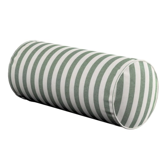 Poduszka wałek prosty, zielono białe pasy (1,5cm), Ø16 x 40 cm, Quadro Inna marka