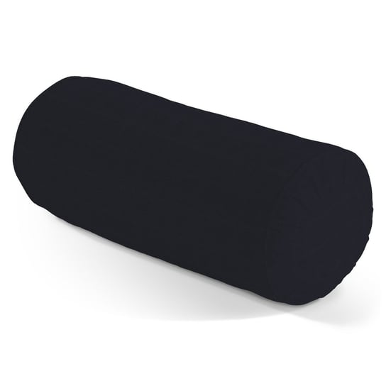 Poduszka wałek z zakładkami, czarny, Ø20 x 50 cm, Loneta Inna marka