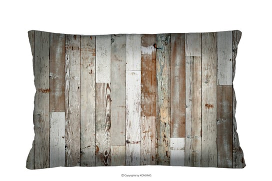 Poduszka wzór drewna dekoracyjna 60x40 TERRES Konsimo