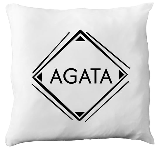 Poduszka z imieniem Agata, prezent dla Agaty, 4 hiperprezenty.pl