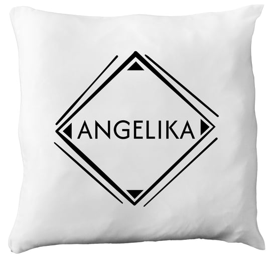 Poduszka z imieniem Angelika, prezent dla Angeliki, 4 hiperprezenty.pl