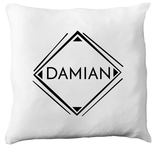 Poduszka z imieniem Damian, prezent dla Damiana, 4 hiperprezenty.pl