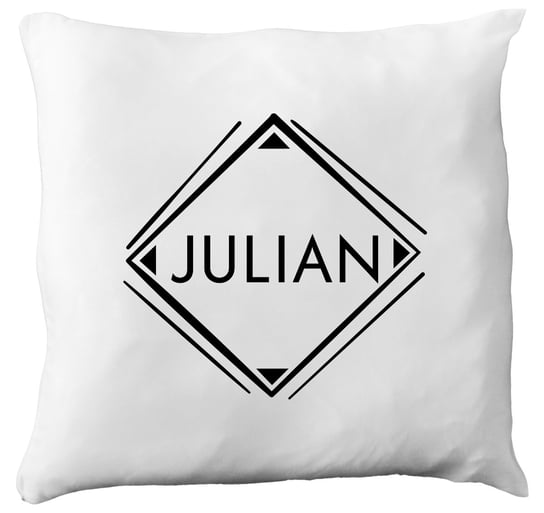 Poduszka z imieniem Julian, prezent dla Juliana, 4 hiperprezenty.pl