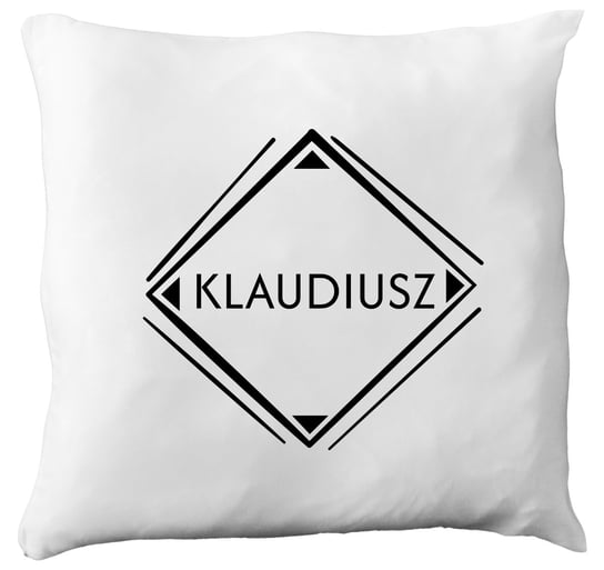 Poduszka z imieniem Klaudiusz, prezent dla Klaudiusza, 4 hiperprezenty.pl