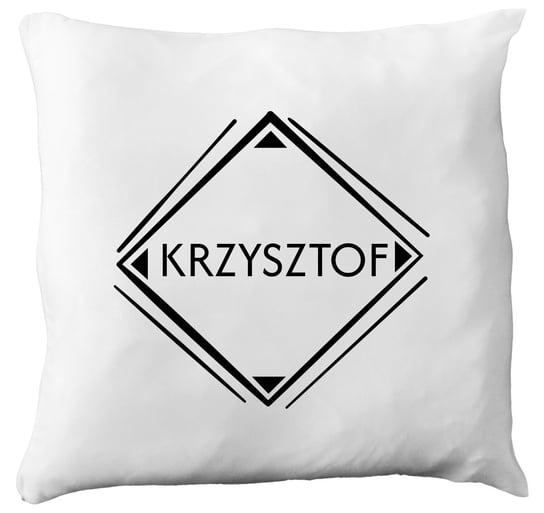 Poduszka z imieniem Krzysztof, prezent dla Krzysztofa, 4 hiperprezenty.pl