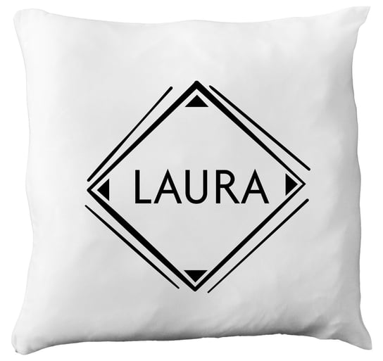 Poduszka z imieniem Laura, prezent dla Laury, 4 hiperprezenty.pl