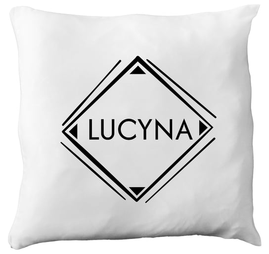 Poduszka z imieniem Lucyna, prezent dla Lucyny, 4 hiperprezenty.pl