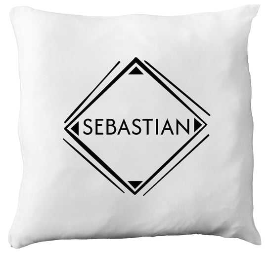 Poduszka z imieniem Sebastian, prezent dla Sebastiana, 4 hiperprezenty.pl