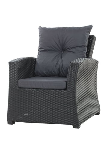 Poduszki na fotel ogrodowy, 52x56x7cm+ 50x56cm., czarny Inna marka