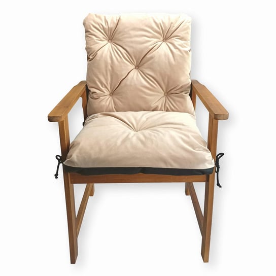Poduszki na fotele ogrodowe, 50x50x50 cm, Beż 4L Textil
