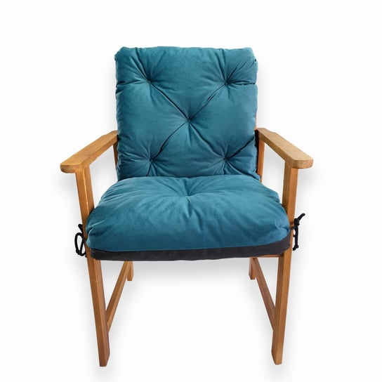Poduszki na fotele ogrodowe, 50x50x50 cm, Petrol 4L Textil