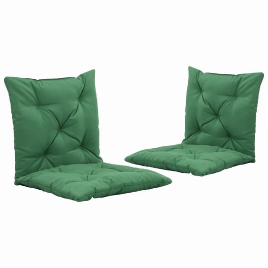 Poduszki na huśtawkę ogrodową, 2 szt., zielone, 50 cm vidaXL