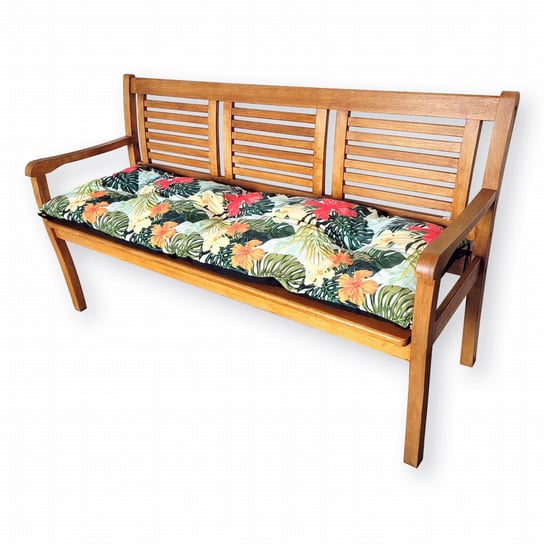 Poduszki na meble ogrodowe bez oparcia, 100x40 cm, Tropic Zielony 4L Textil
