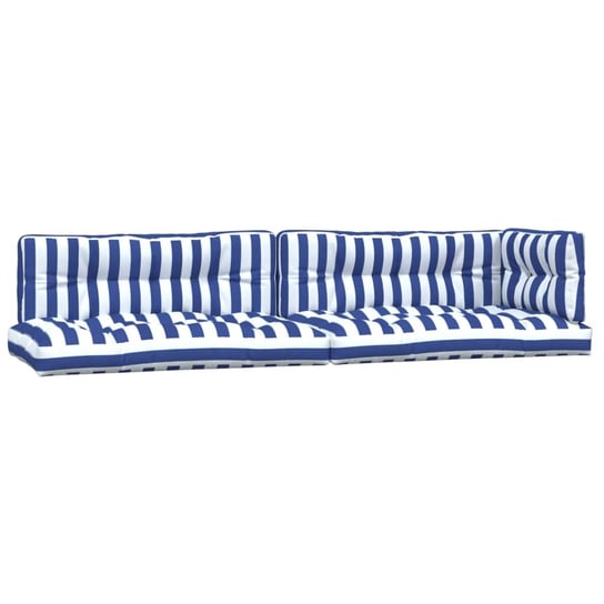 Poduszki na palety 120x80x12 cm, niebiesko-białe p / AAALOE Inna marka