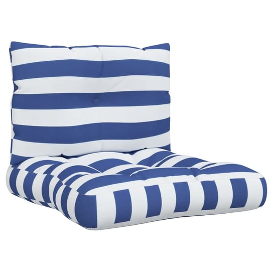 Poduszki na palety, 2 szt., niebiesko-białe paski, Inna marka