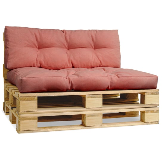 Poduszki na palety, mable paletowe 40x120 cm, 80x120 cm w kolorze różowym POSTERGALERIA