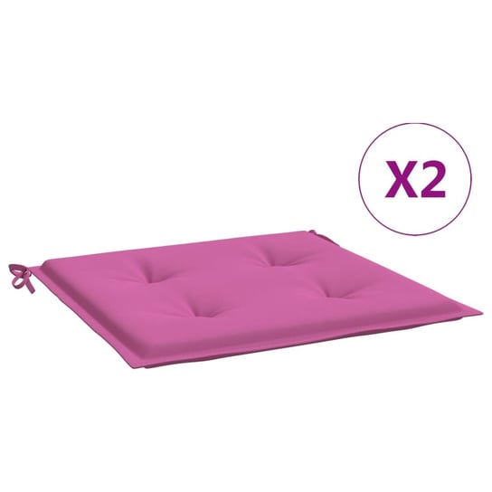 Poduszki ogrodowe 40x40x3 cm, różowe / AAALOE Inna marka