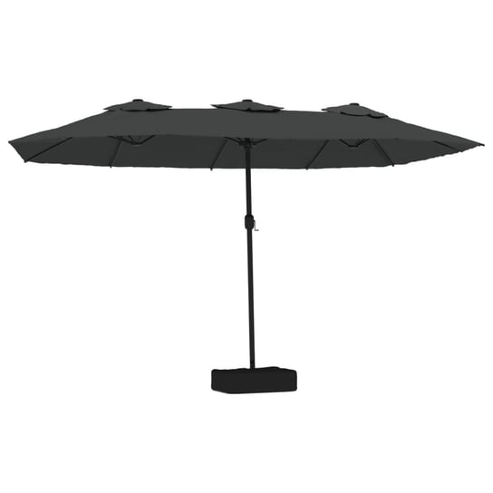 Podwójny parasol LED 449x265x245 cm, antracytowo-c Inna marka