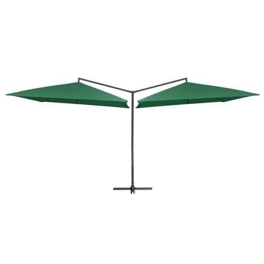 Podwójny parasol ogrodowy z podwójną czaszą i ochr Inna marka