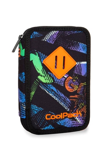 Podwójny piórnik Coolpack z wyposażeniem Jumper 2, Grunge Time B66035 CoolPack