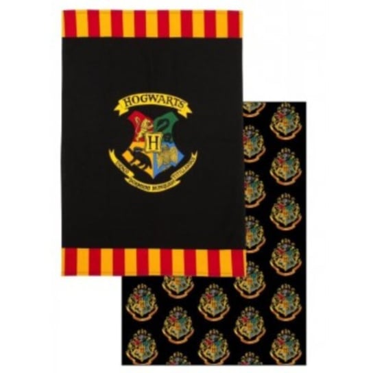 Podwójny zestaw ręczników herbacianych Harry Potter Hogwart Warner Bros