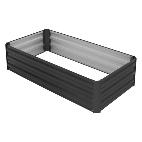 Podwyższone łóżko 120x60x30 cm antracytowy metal ML-Design ML-DESIGN