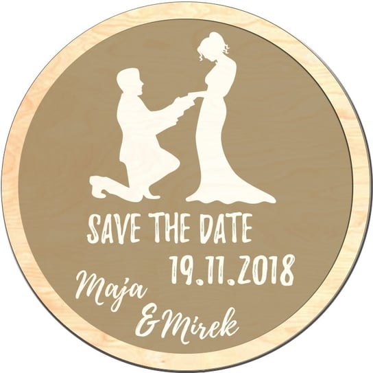 Podziękowanie dla gości ślub, wesele magnes mk10 e-druk