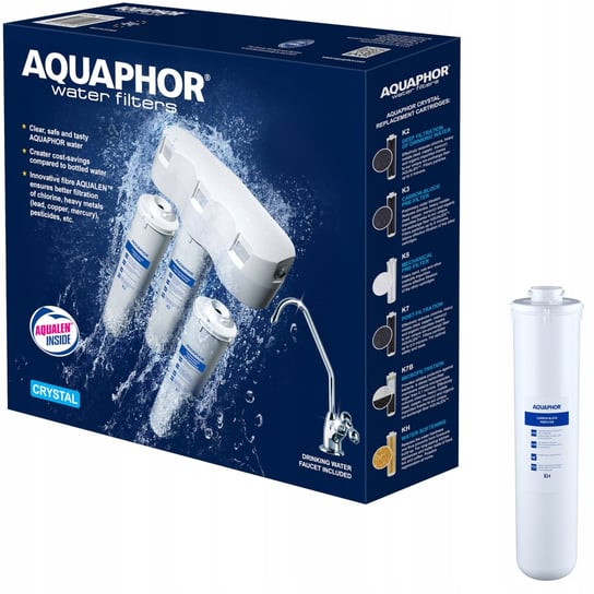 Podzlewozmywakowy filtr do wody Aquaphor Aquaphor Kryształ H + wkład KH AQUAPHOR
